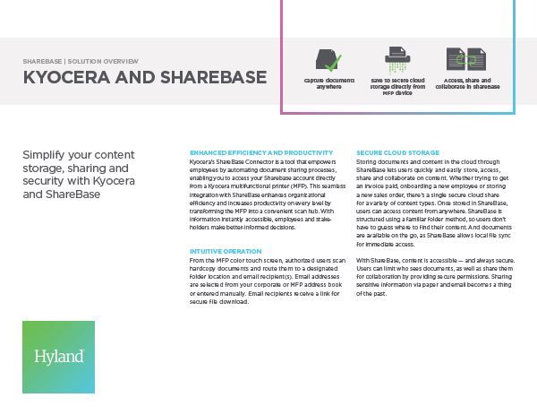 ShareBase Kyocera Solution Overview Software Document Management Thumb, Kittinger Business Machines, Copystar, Kyocera, Epson, Kobra, Orlando, Central, Florida