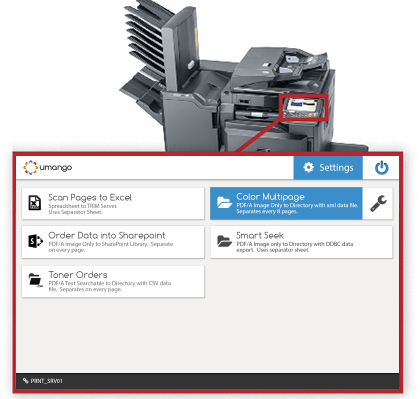 Embedded Pod, Umango, Kittinger Business Machines, Copystar, Kyocera, Epson, Kobra, Orlando, Central, Florida